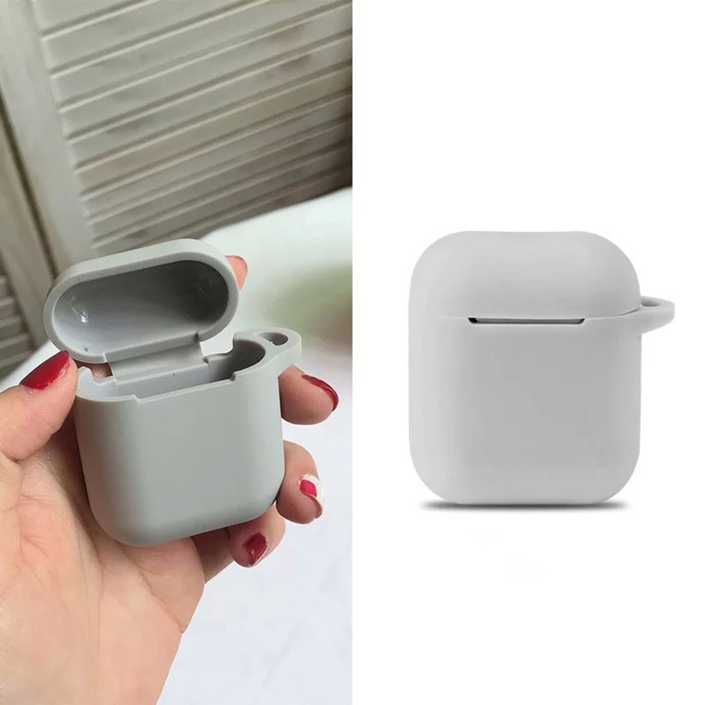 Protective Silicone Case For Airpods -- grey